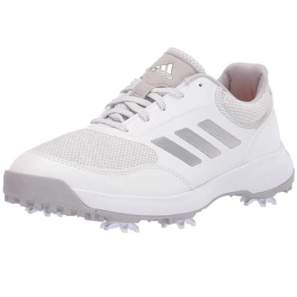 ADIDAS Golf Shoes White Silver Gray Women's Tech Response 2.0 Golf Sneakers NWT - Picture 2 of 7